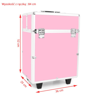 KUFER GLAMOUR 9022 RÓŻOWY